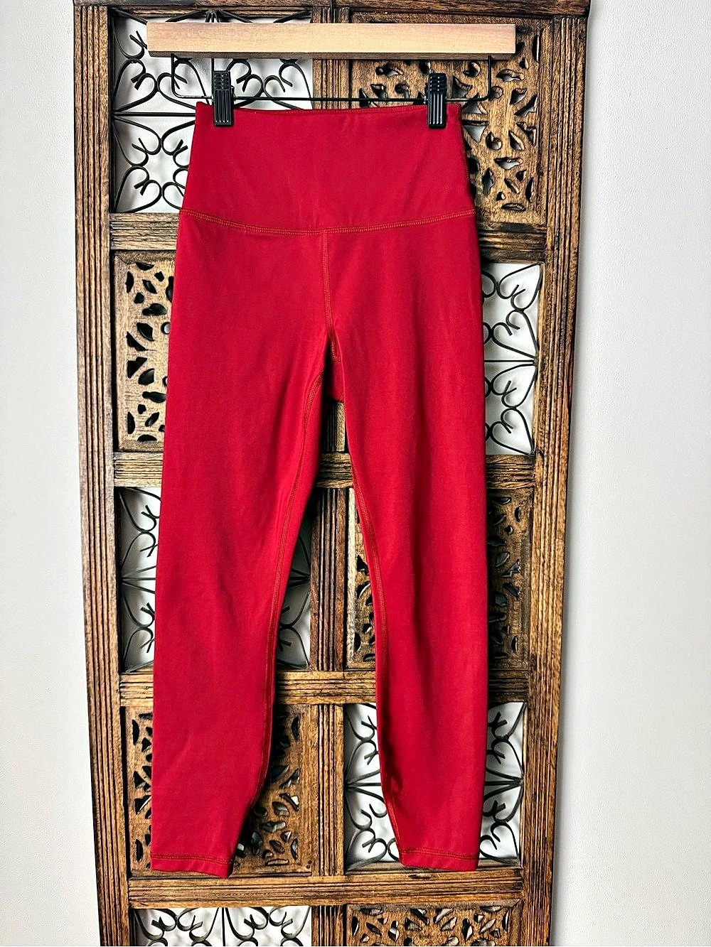 Banana Republic High-Rise Legging 7/8 Length Red XXS Petite Like New